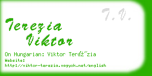 terezia viktor business card